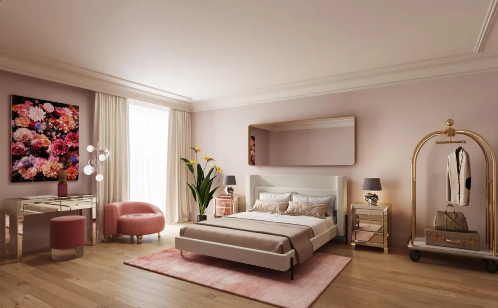 VIP Bagage Trolley Vegas Goud