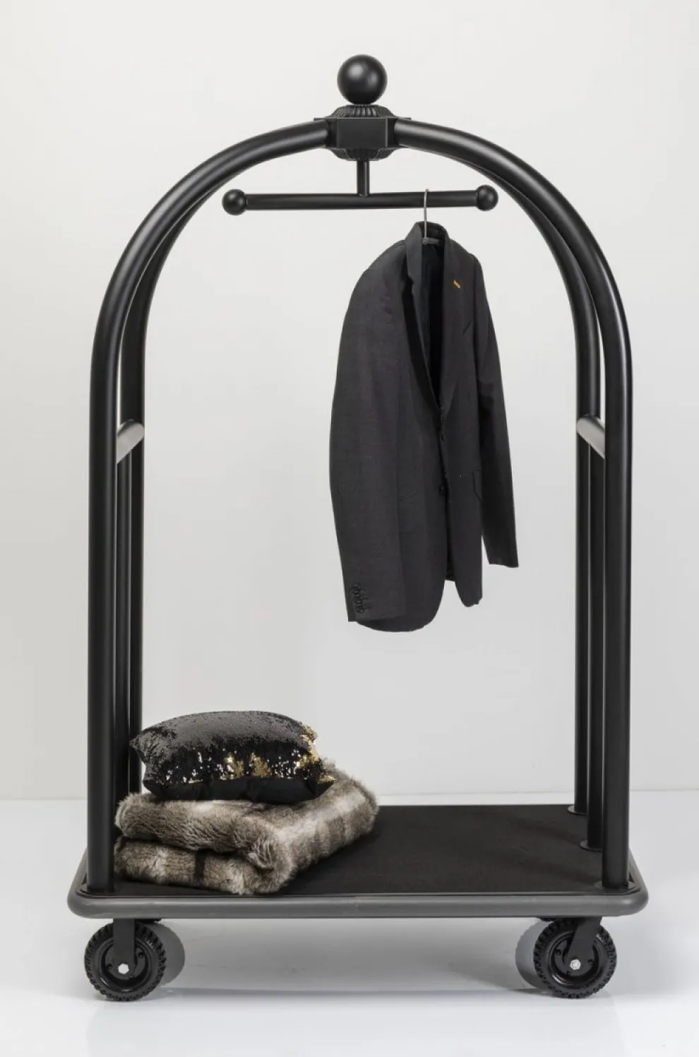 VIP Bagage Trolley Vegas Mat Zwart