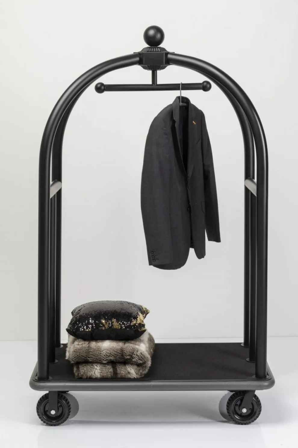 VIP Bagage Trolley Vegas Mat Zwart