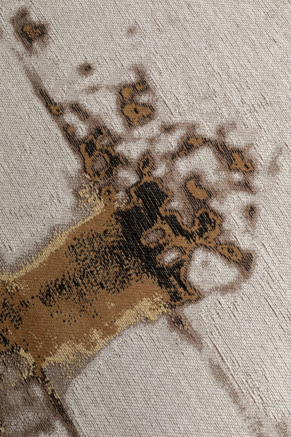 Vloerkleed Abstract Grey Line Ø200cm