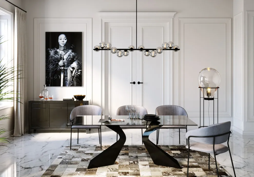 Vloerkleed Cosmo Fur Grijs 200x300cm