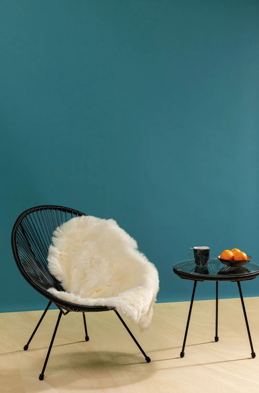 Vloerkleed Heidi Wit 85x65cm