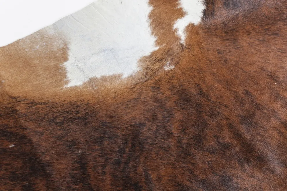 Vloerkleed Hide Bruin-Wit 150x190cm