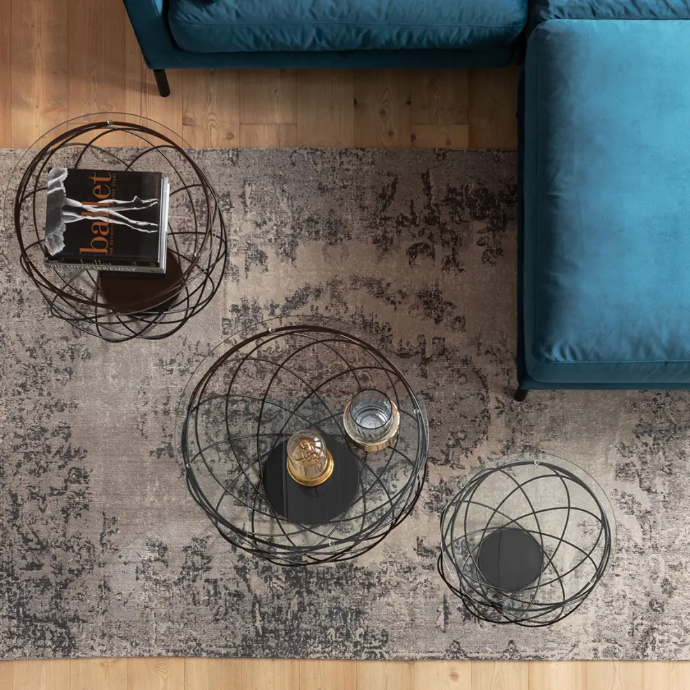 Vloerkleed Kelim Pop Grijs 170x240cm