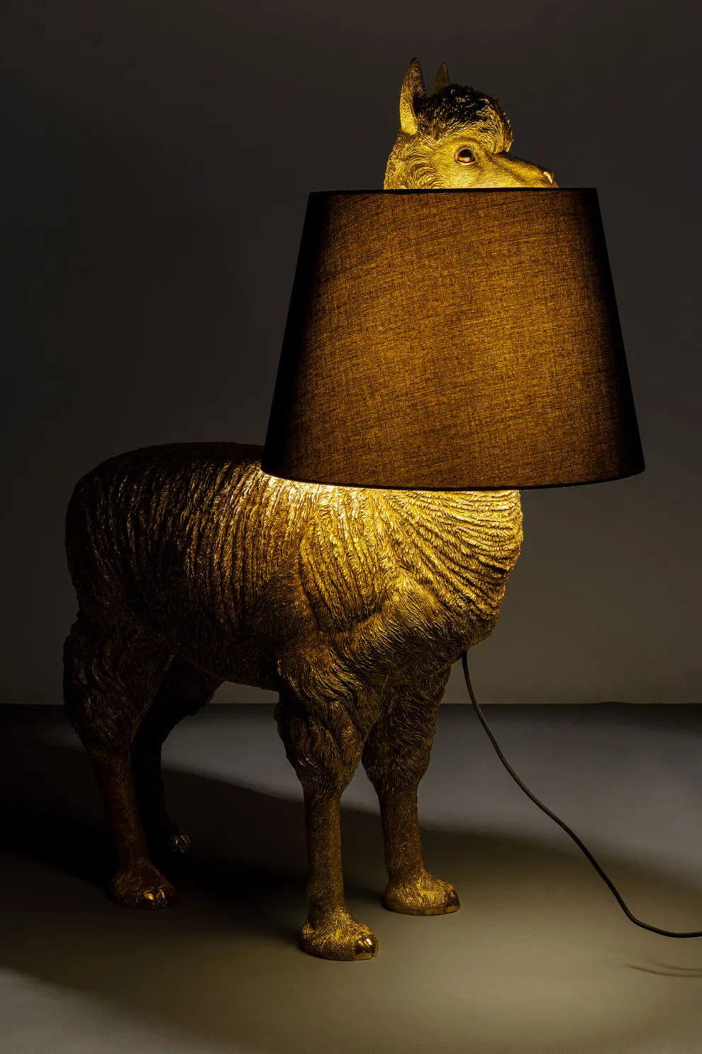 Vloerlamp Alpaca Gold 108cm