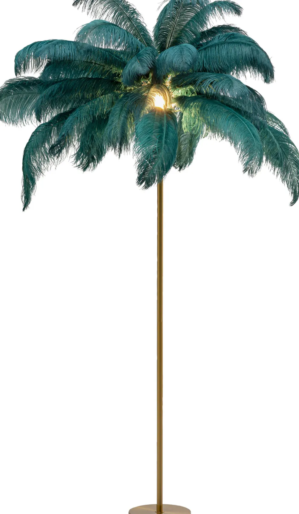 Vloerlamp Feather Palm Green 165cm
