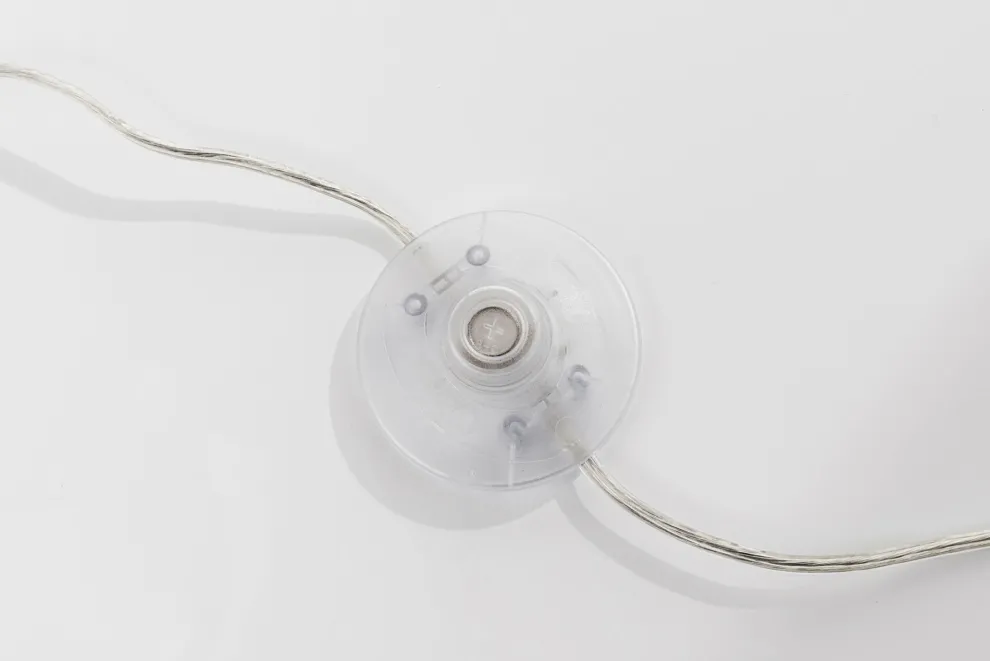 Vloerlamp Feather Palm White 165cm