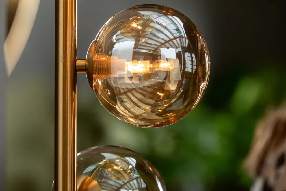 Vloerlamp Scala Balls Messing 160cm