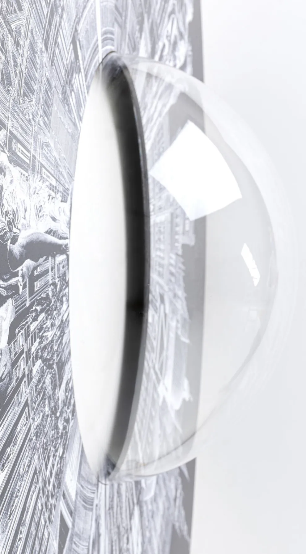 Wanddecoratie City Pupil Ø160cm