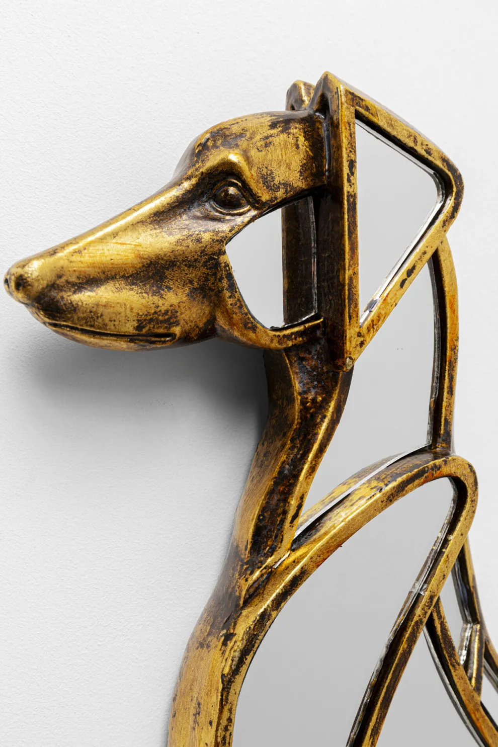 Wanddecoratie Dog Mirror