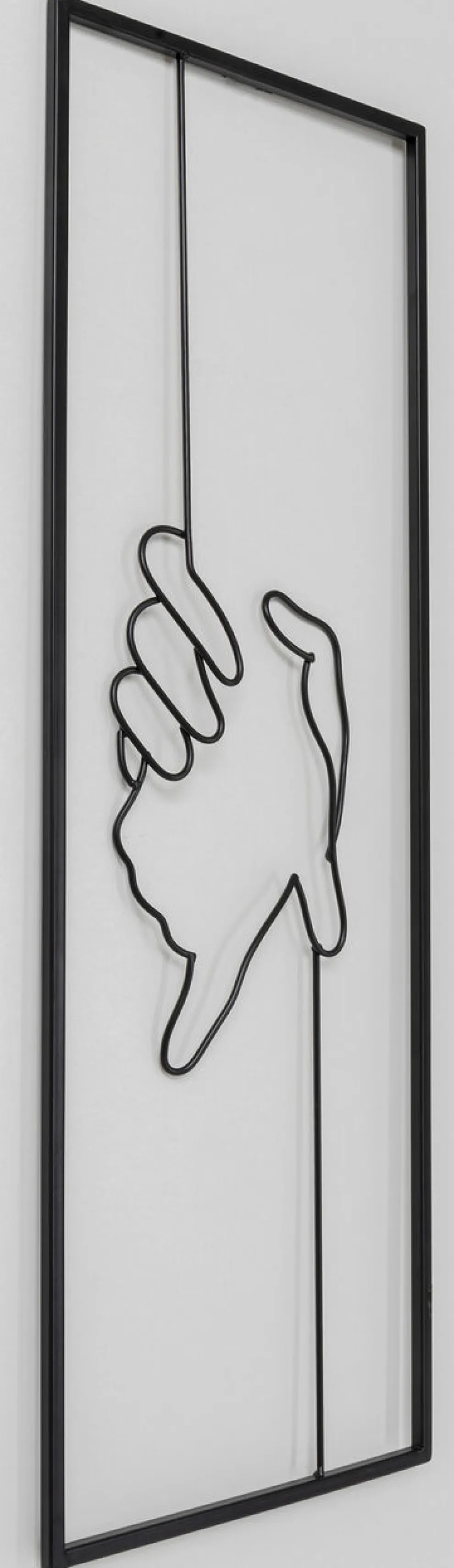 Wanddecoratie Hand In Hand 25x70cm