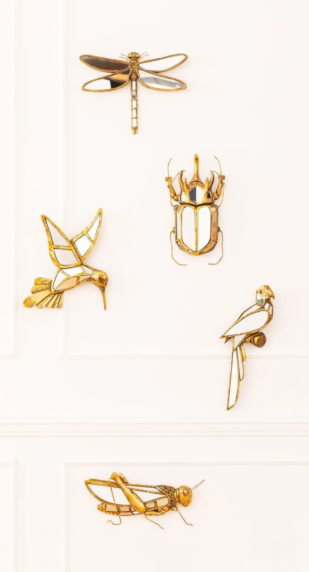 Wanddecoratie Hummingbird Spiegel 32cm