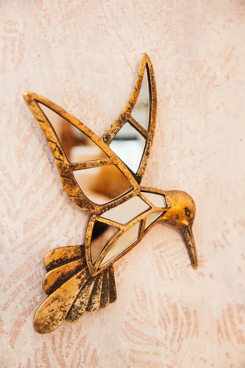 Wanddecoratie Hummingbird Spiegel 32cm