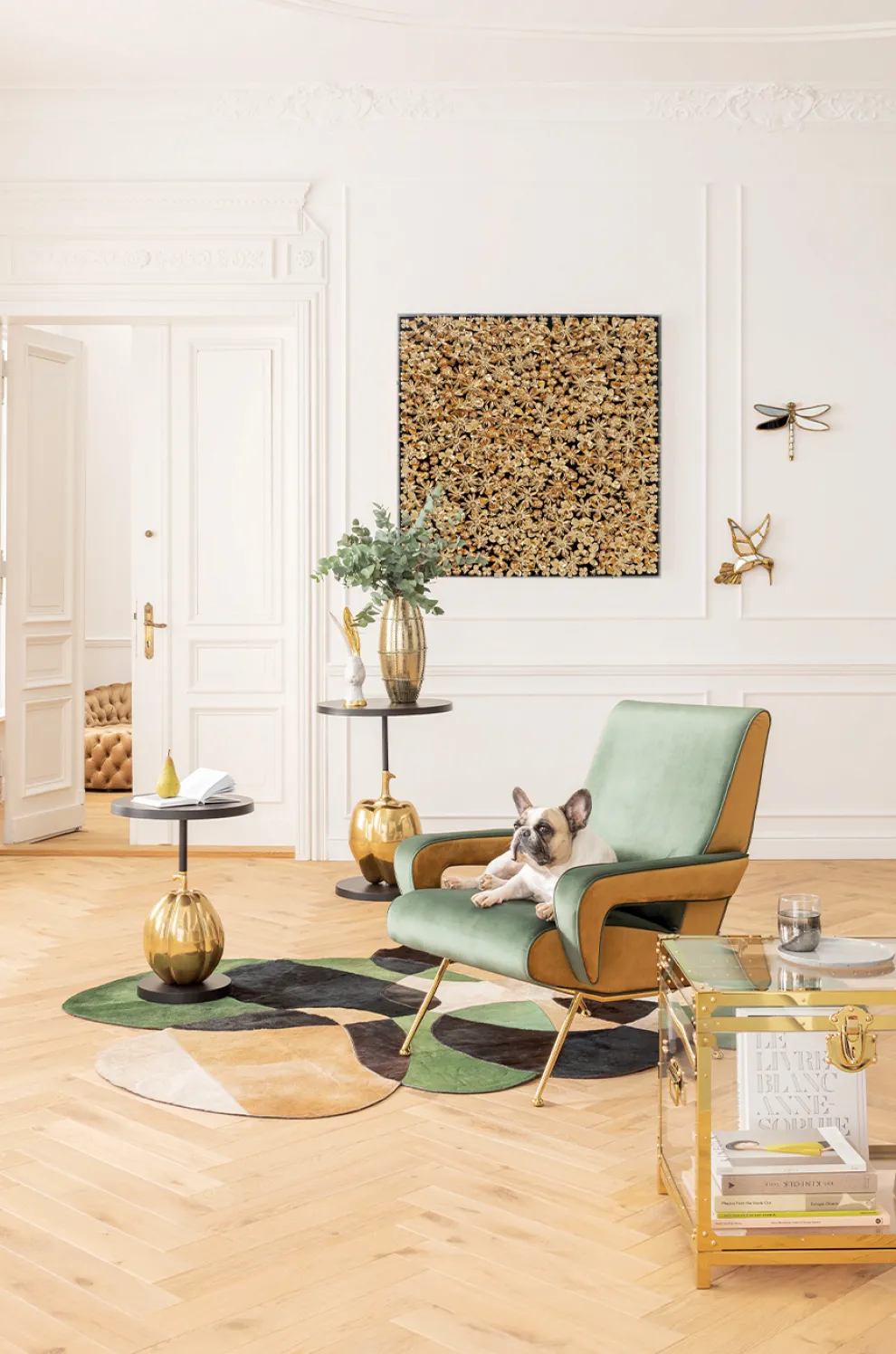 Wanddecoratie Hummingbird Spiegel 32cm