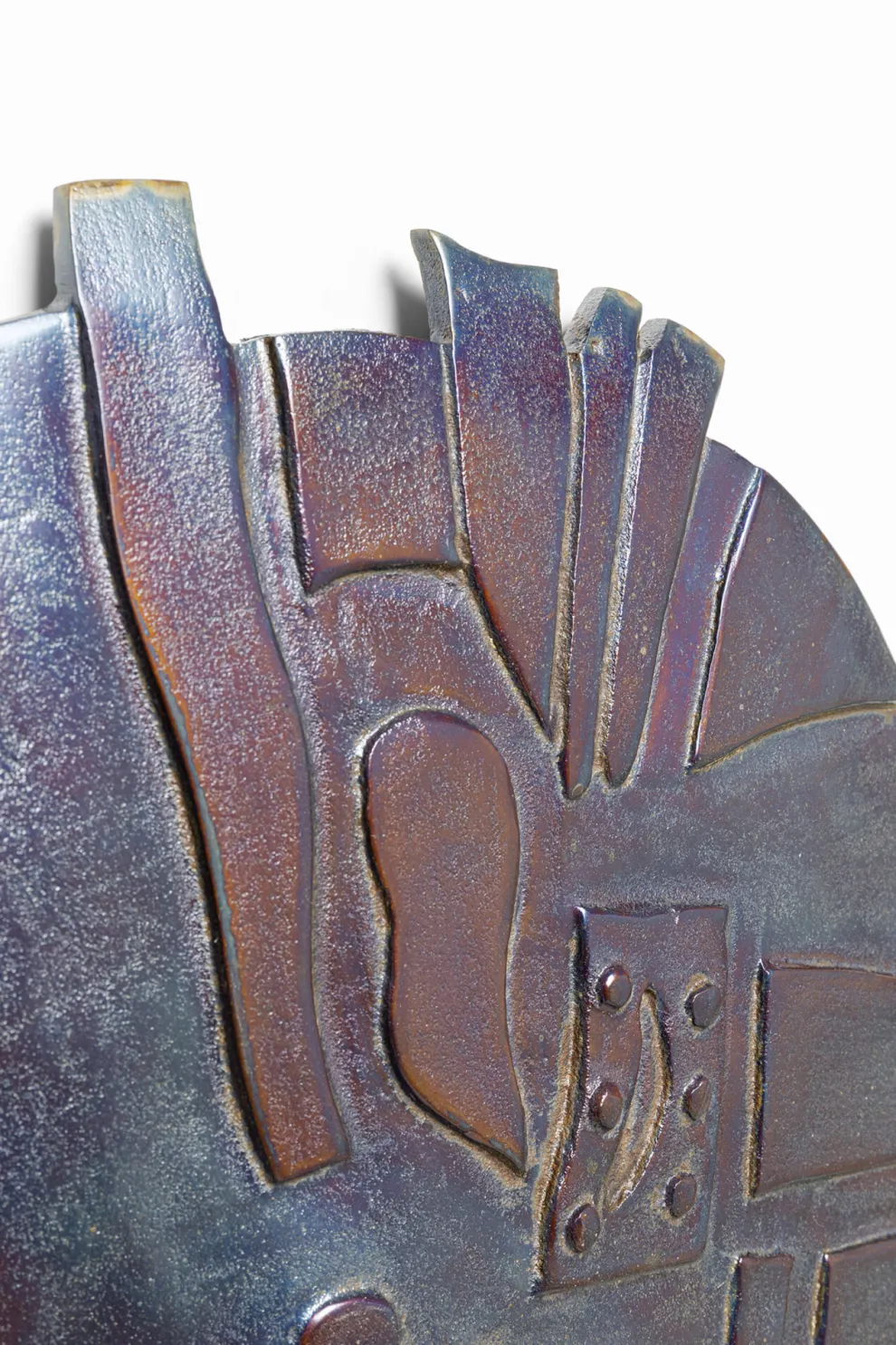 Wanddecoratie Kala Antique Anthracite Ø45cm