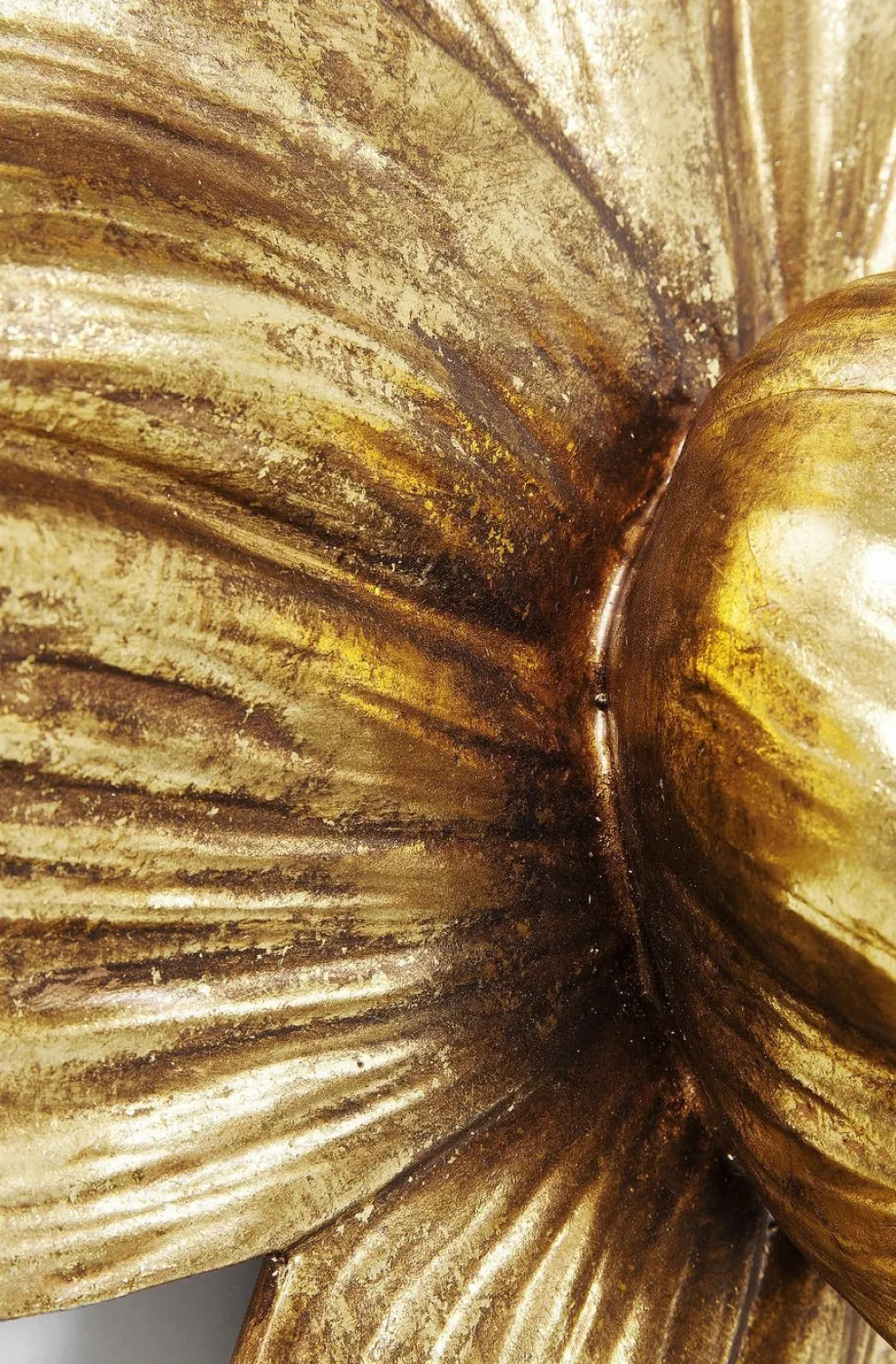 Wanddecoratie Orchid Goud 44cm