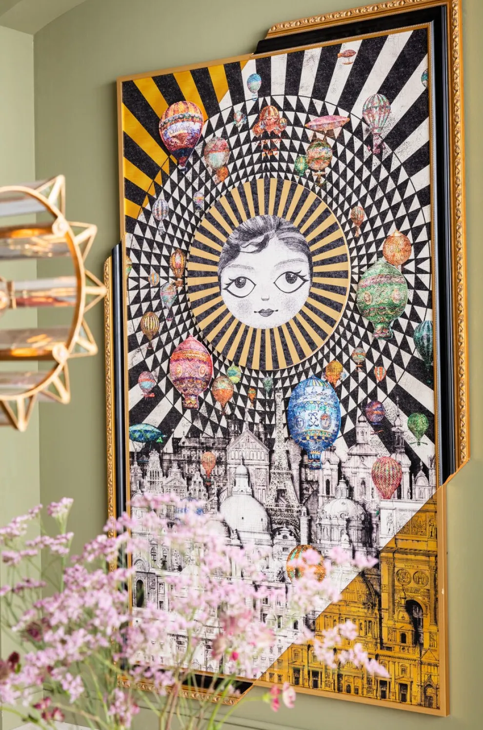 Wandfoto Balloons 160x260cm