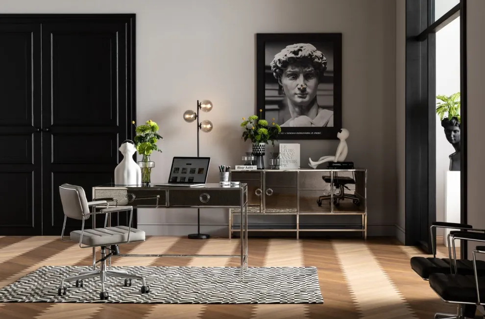 Wandfoto Foto Statue 100x125cm