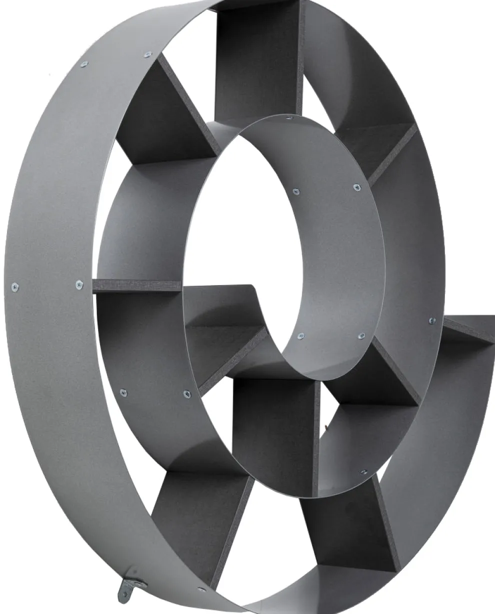 Wandkast Snail Zilver