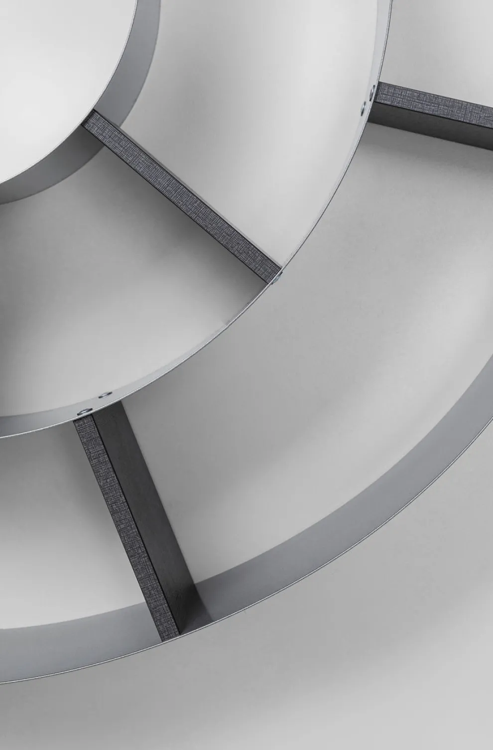 Wandkast Snail Zilver