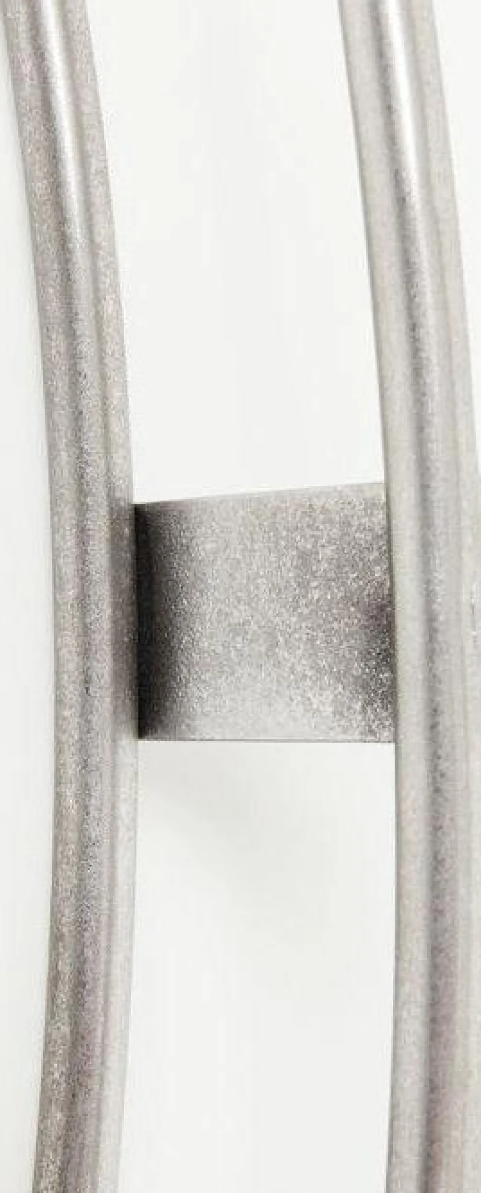 Wandklok Clip Zilver Ø60cm