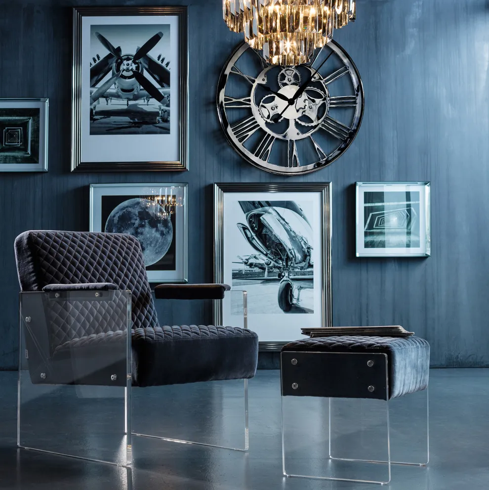 Wandklok Gear Ø60cm