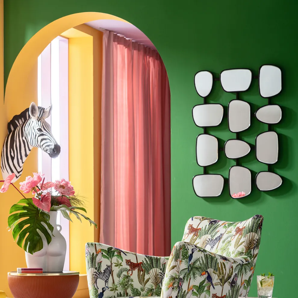 Wandspiegel Nastro Black 80x114cm